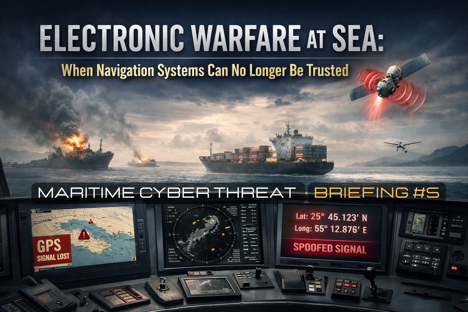 Read more about the article Electronic Warfare at Sea: When Navigation Systems Can No Longer Be Trusted