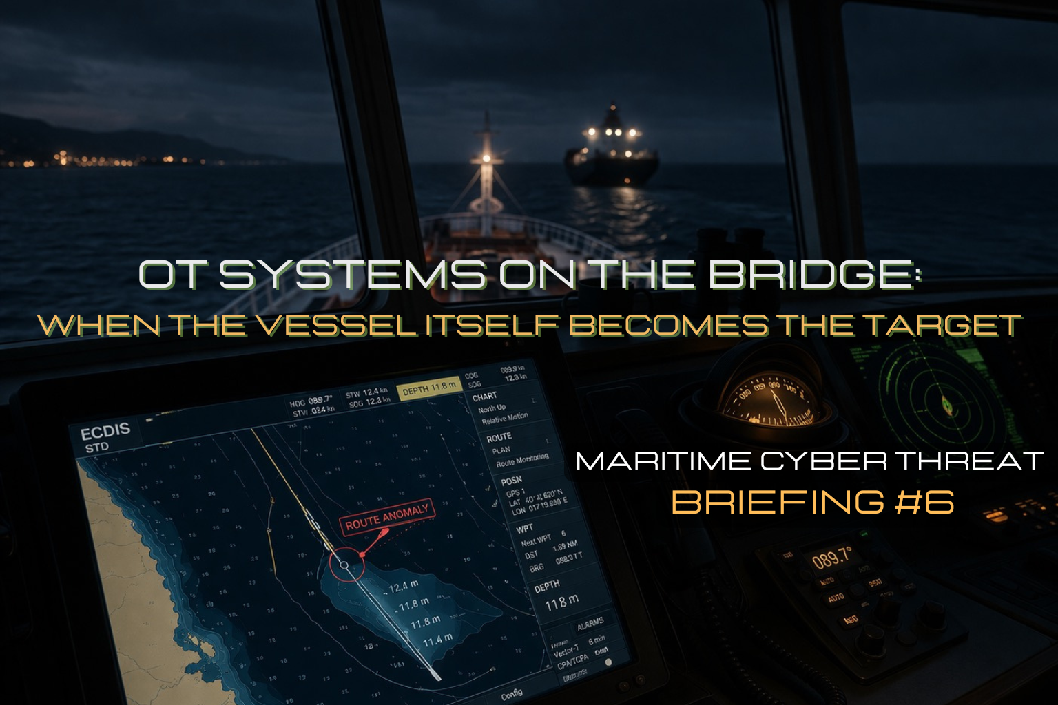 Read more about the article OT Systems on the Bridge: When the Vessel Itself Becomes the Target