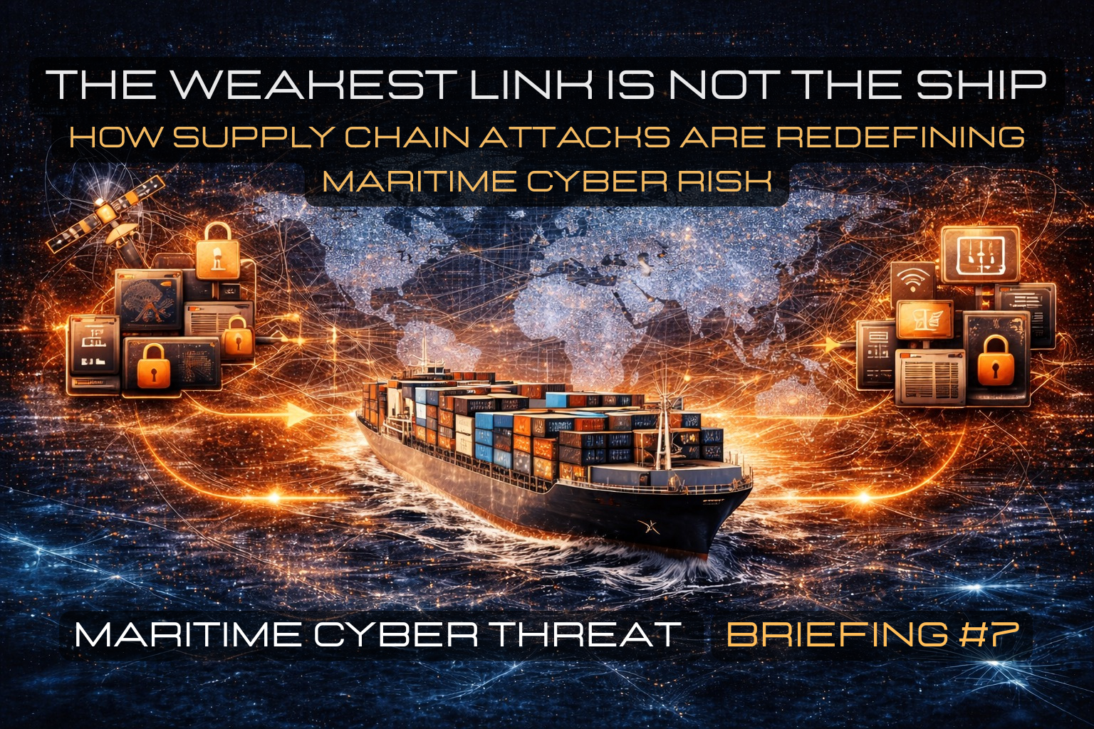 Read more about the article The Weakest Link Is Not the Ship: How Supply Chain Attacks Are Redefining Maritime Cyber Risk