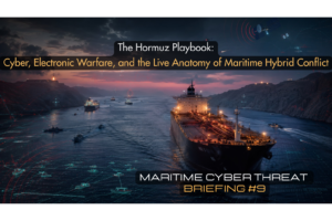 Read more about the article The Hormuz Playbook: Cyber, Electronic Warfare, and the Live Anatomy of Maritime Hybrid Conflict
