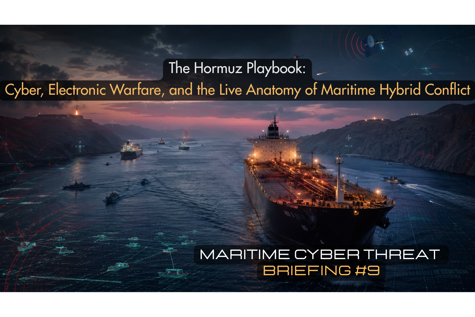 Read more about the article The Hormuz Playbook: Cyber, Electronic Warfare, and the Live Anatomy of Maritime Hybrid Conflict