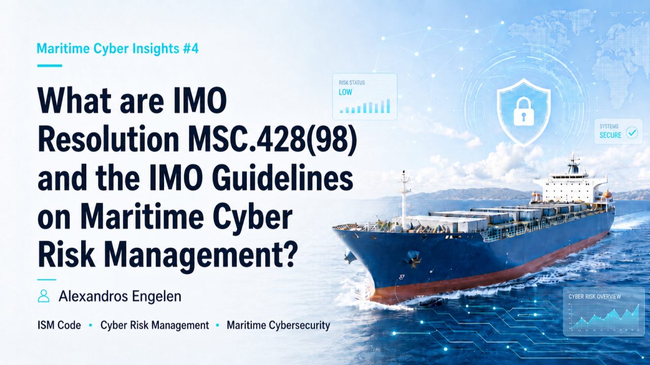 Read more about the article What are IMO Resolution MSC.428(98) and the IMO Guidelines on Maritime Cyber Risk Management?
